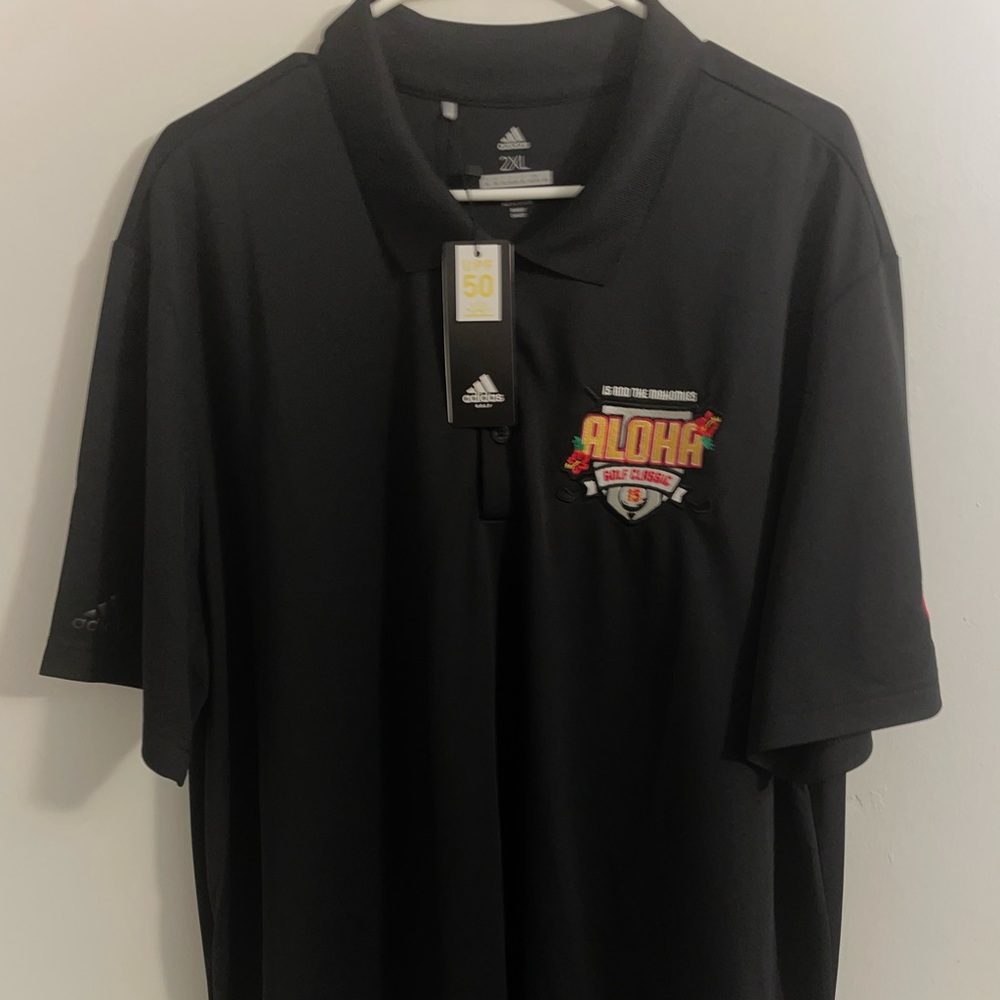 Aloha golf classic Coors Light Adidas men’s 2XL Golf polo NWT